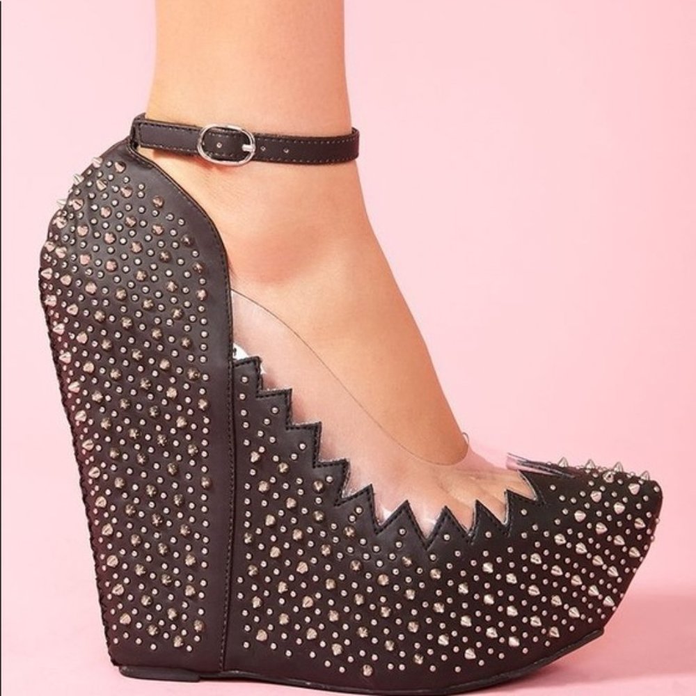 Jeffrey Campbell Audrey Spiked Wedge
